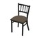 Holland Bar Stool Co 610 Contessa 18" Chair with Black Wrinkle Finish and Canter Earth Seat 61018BW006 - alternate 1